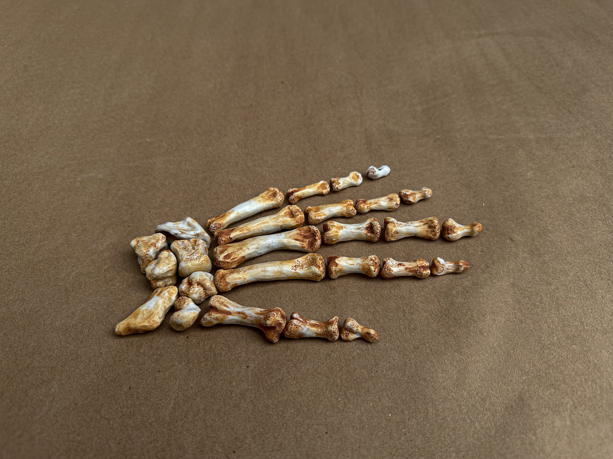 "My Hand", 2025, Porcelain, 7.5 x 4 x .4 in.