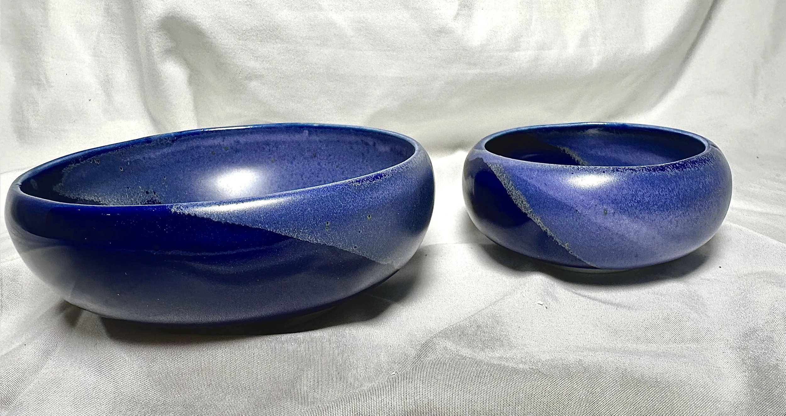 "Paired Forms", 2025, Porcelain, 3.6 x 6.5 x 3.3 in., 3 x 3.3 x 3 in.