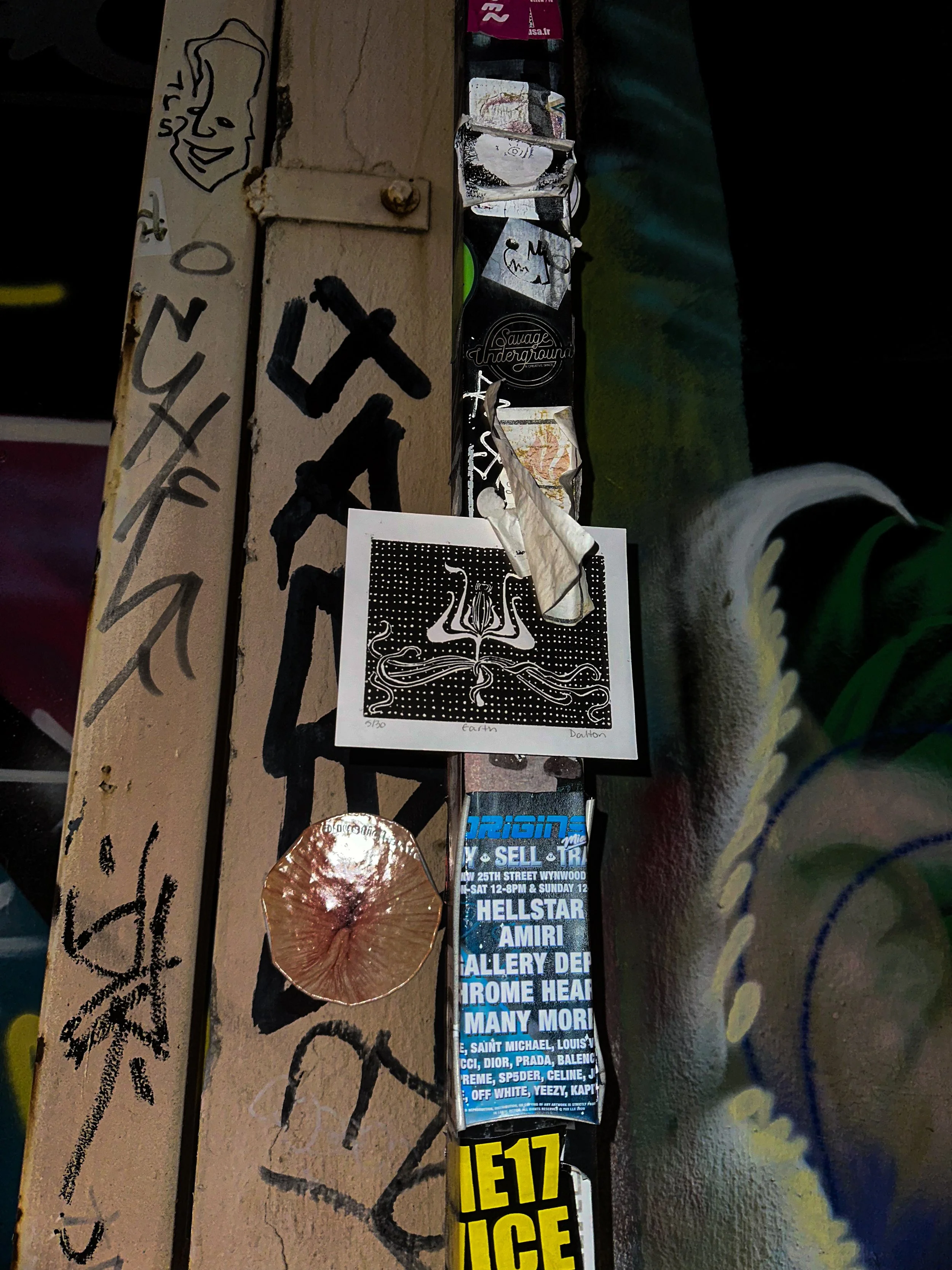 "Earth", 2025, Woodblock Relief, 6 x 4 in ea.