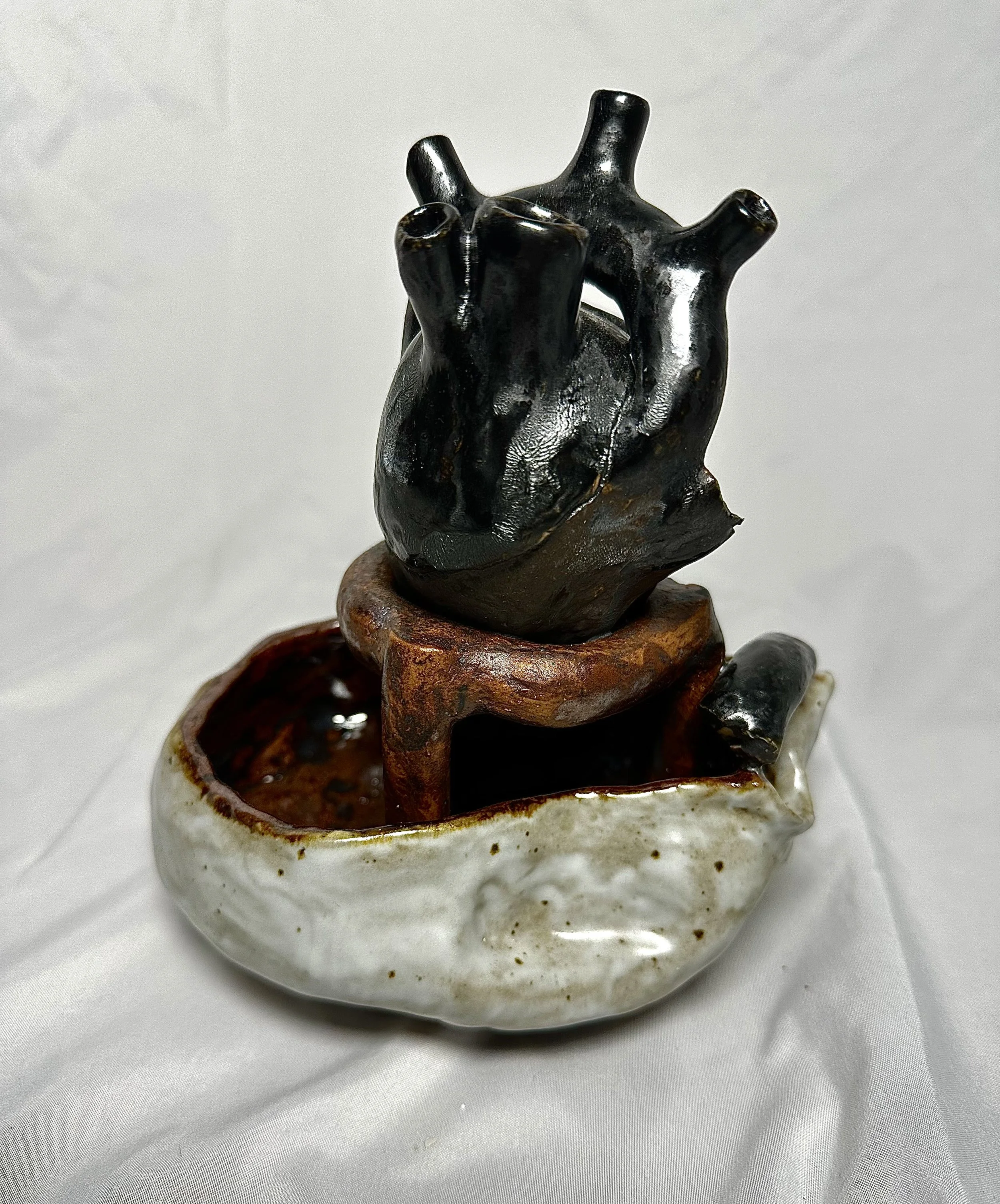 "Reliquary: Circulation", 2025, Porcelain, 7.4 x 6.3 x 6.8 in.