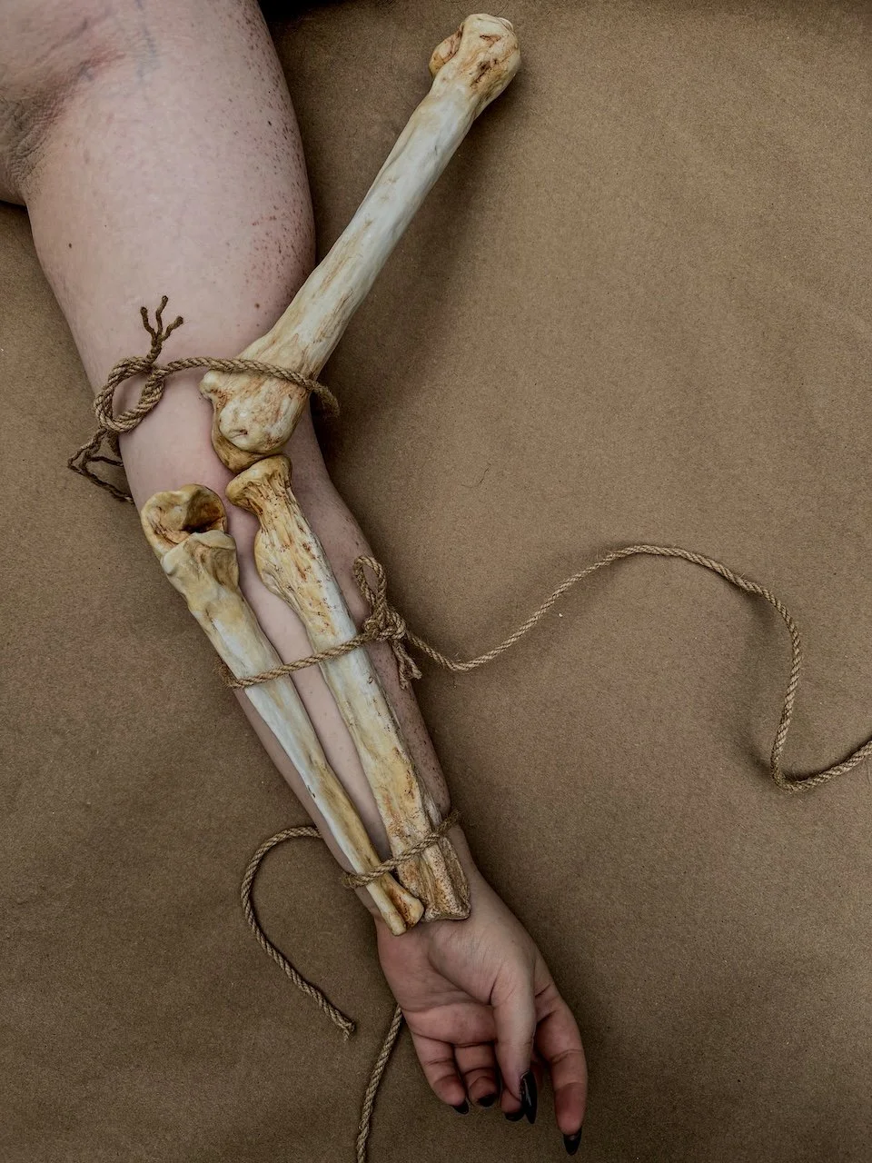 "My Upper Half", 2025, Porcelain, Dimensions Variable