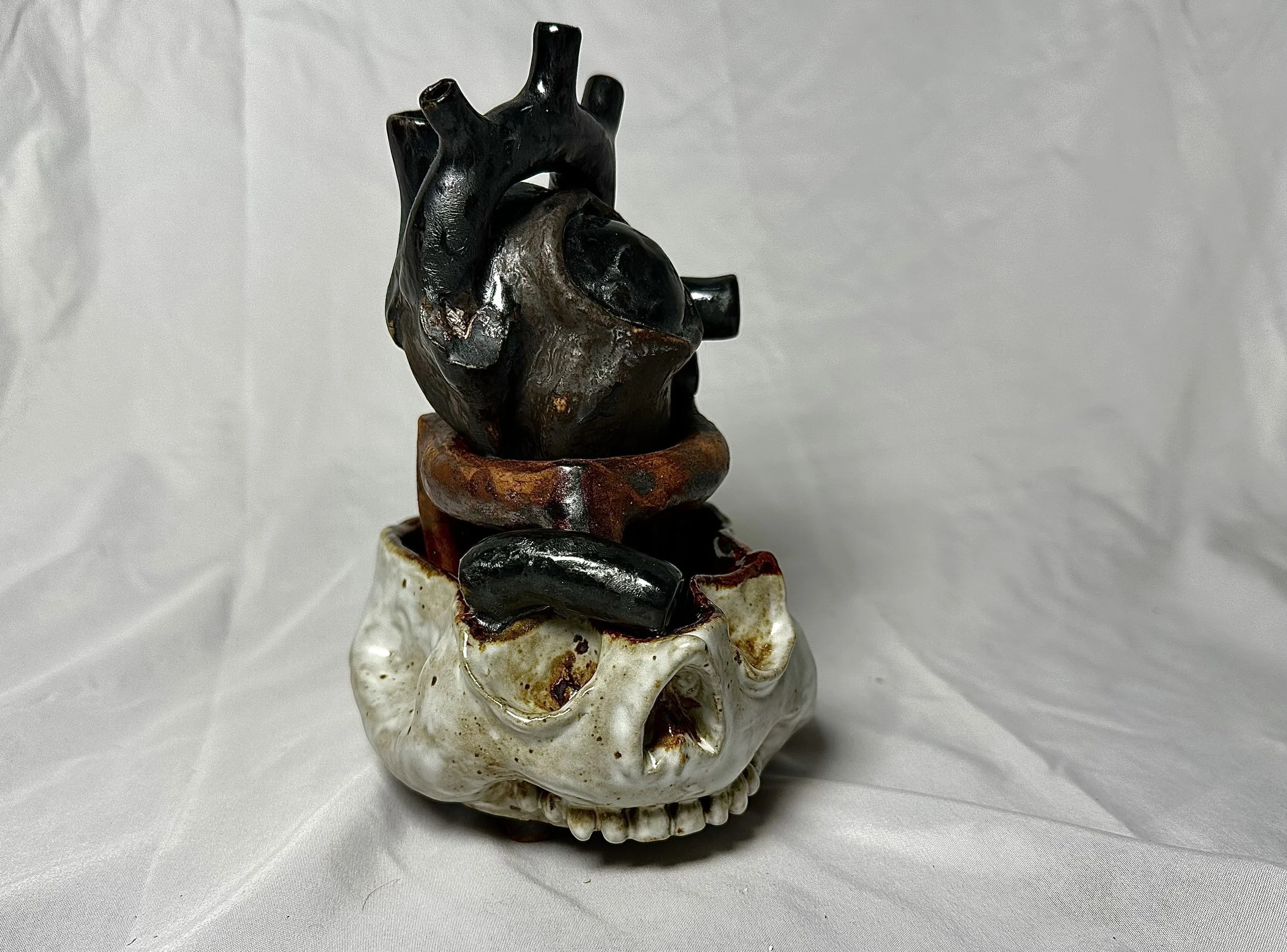 "Reliquary: Circulation", 2025, Porcelain, 7.4 x 6.3 x 6.8 in.