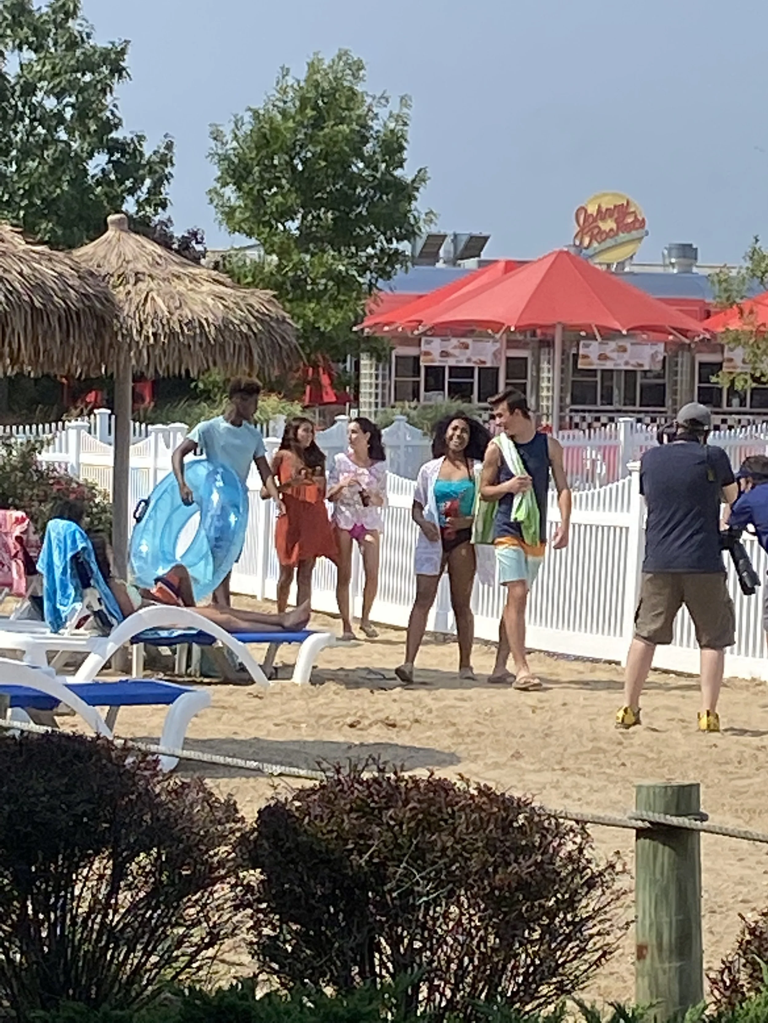 Splish Splash - On Set 