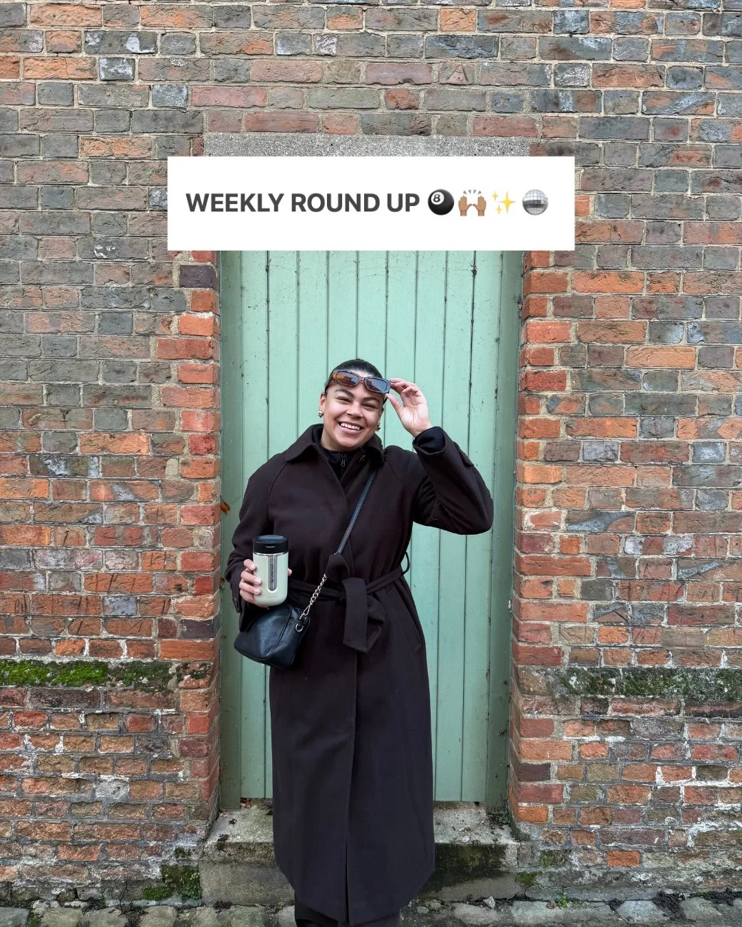 WEEKLY ROUND UP: KICKING OFF 2026🌟

1. Breakfast at @blackgoocoffee whilst setting my goals for 2026. I&rsquo;ve gone for a mixture of goals and &ldquo;out of my comfort zone&rdquo; ideas this year. It&rsquo;s the year of fearless growth 🎯

2.Busin