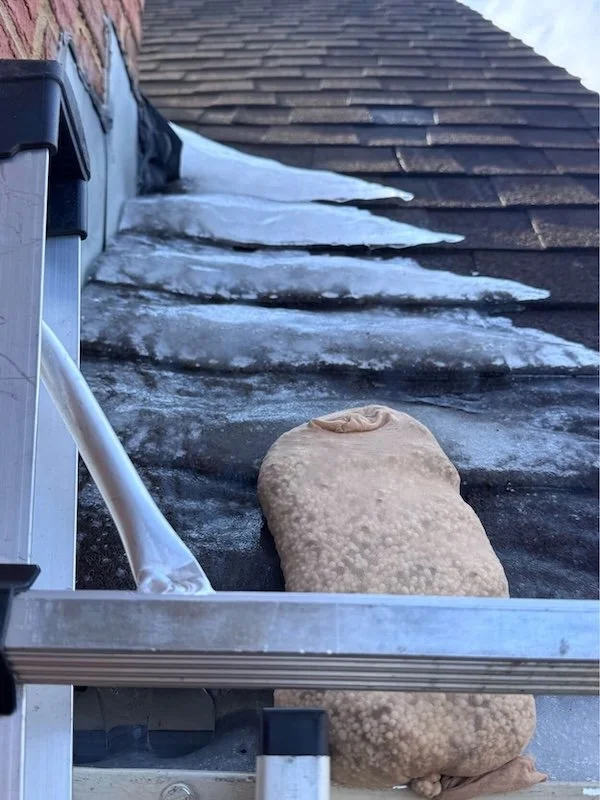 roof damage from ice and debris Northeast Georgia