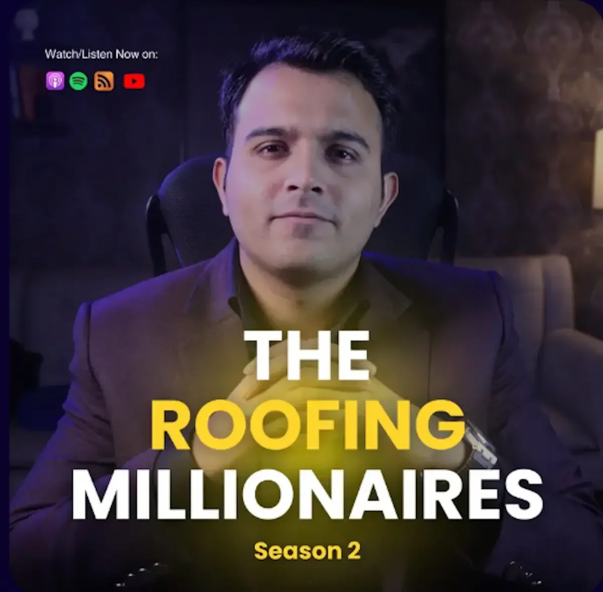 Tyler Addison of Big League Roofing featured on The Roofing Millionaires podcast
