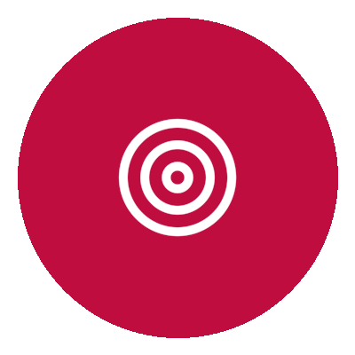 Target icon representing consistency