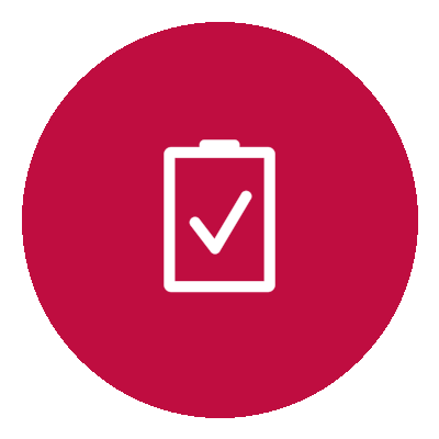 Clipboard with checkmark icon representing accountability