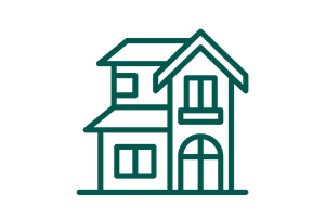 Green icon to represent the company being specialists in older Twin Cities home