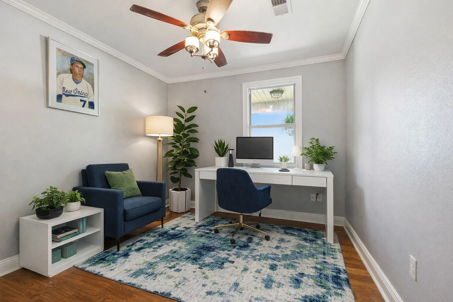 Virtually staged office listing pictures by Aimee (Amay) Curole, 23 Realty, Top Realtor in Metairie.