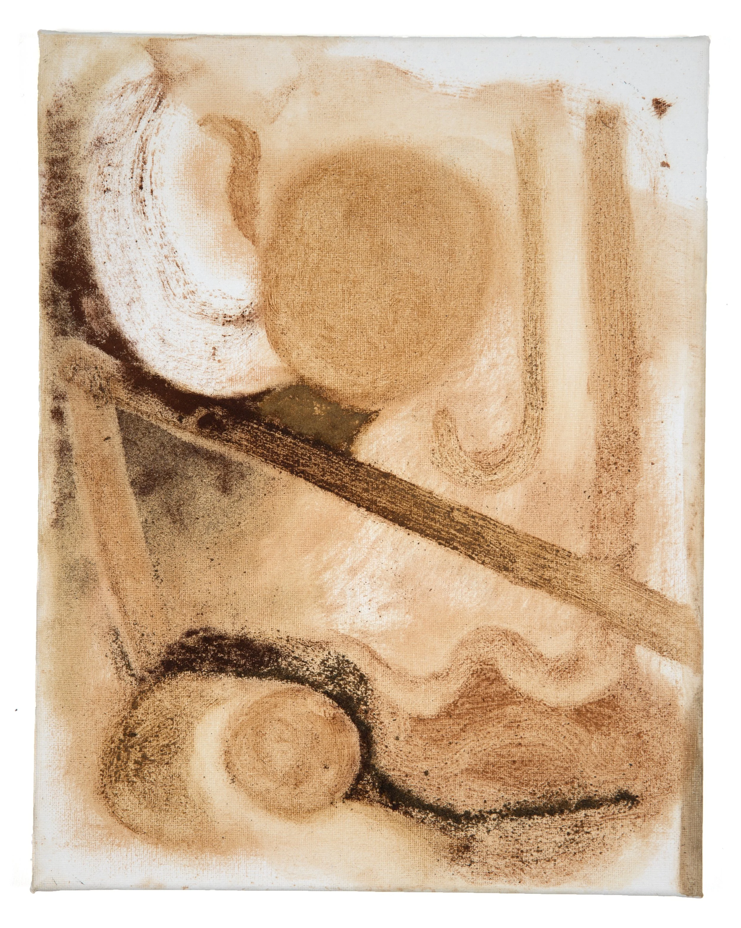 Gamete | 2024 | 11 x 14" | ochre pigments and oil on canvas