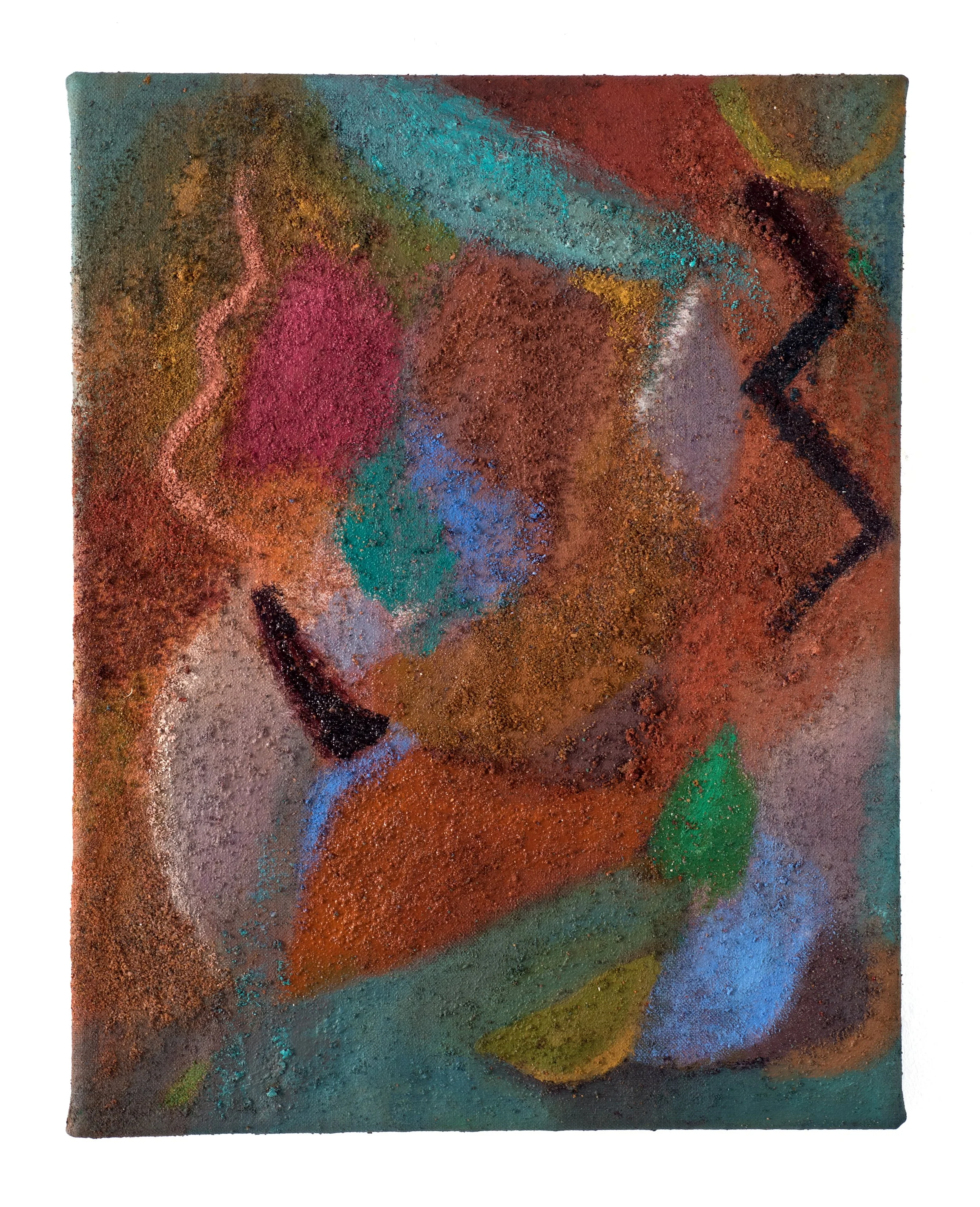 But Outside the Singing	| 2020 | 11 x 14" | oil and sand on linen	$1,050