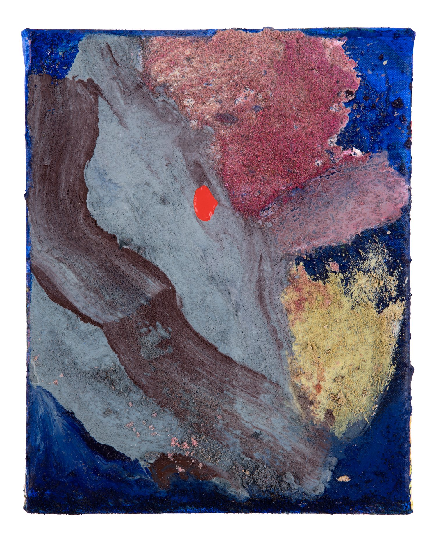 Hermit | 2021 | 11 x 14" | acrylic and sand on canvas