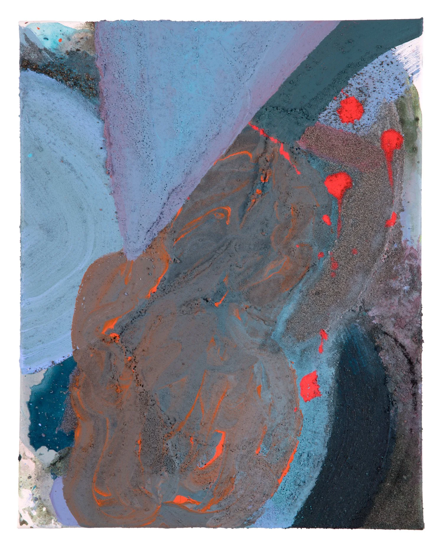 Grand Idle | 2022 | 16 x 20" | acrylic and sand on canvas