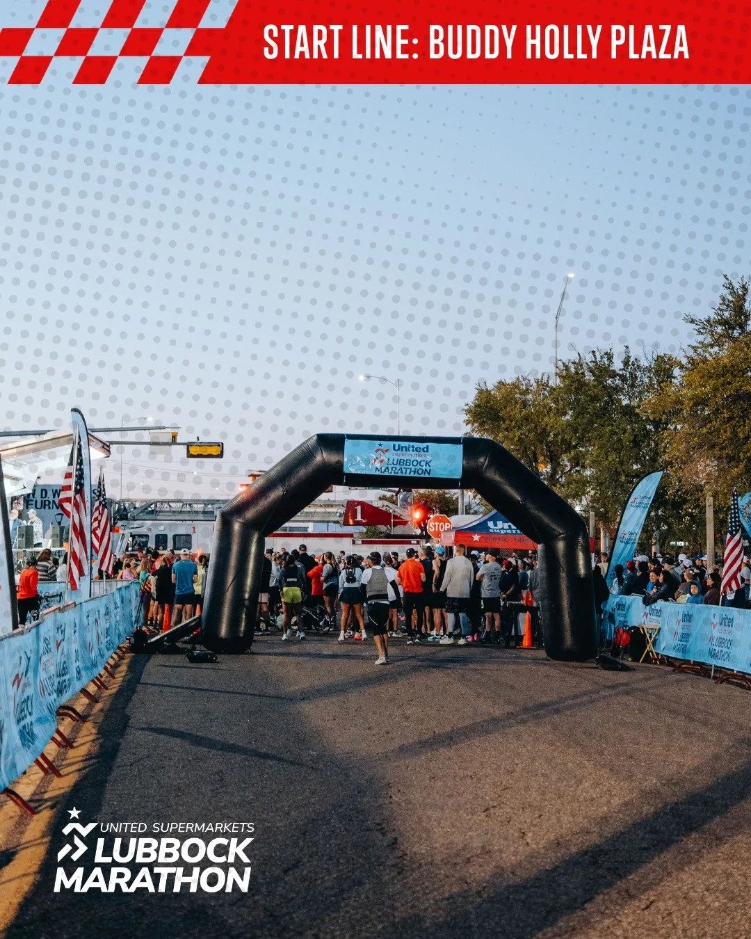 It all starts at Buddy Holly Plaza. 

There's something special about starting a marathon in the heart of the city you love. Are you in?

Sign up for the race today!
 
#LBKMarathon #LubbockMarathon #Marathon #HalfMarathon