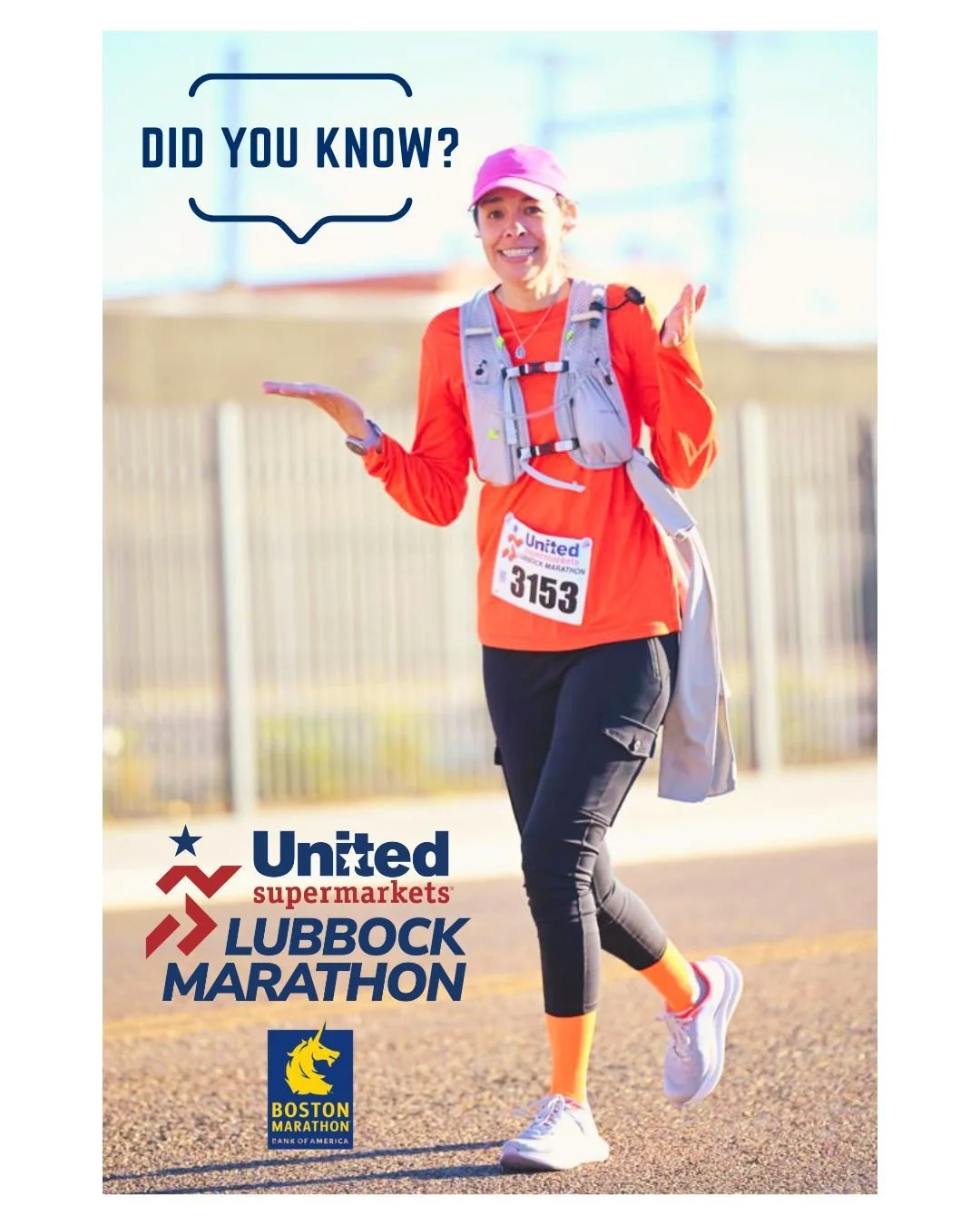 Not ready for a full marathon race?! The Lubbock Marathon has distance options for every runner. Consider challenging yourself to a 5K, 10K or a half marathon! 

#LBKMarathon #LubbockMarathon #Marathon #HalfMarathon