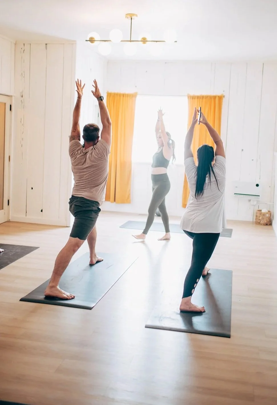 boise yoga in warrior 2