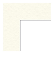 Blank off-white corner with a visible shadow line.