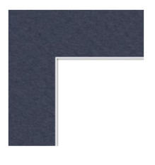 Close-up of a corner of a dark grey textured surface with a white border.