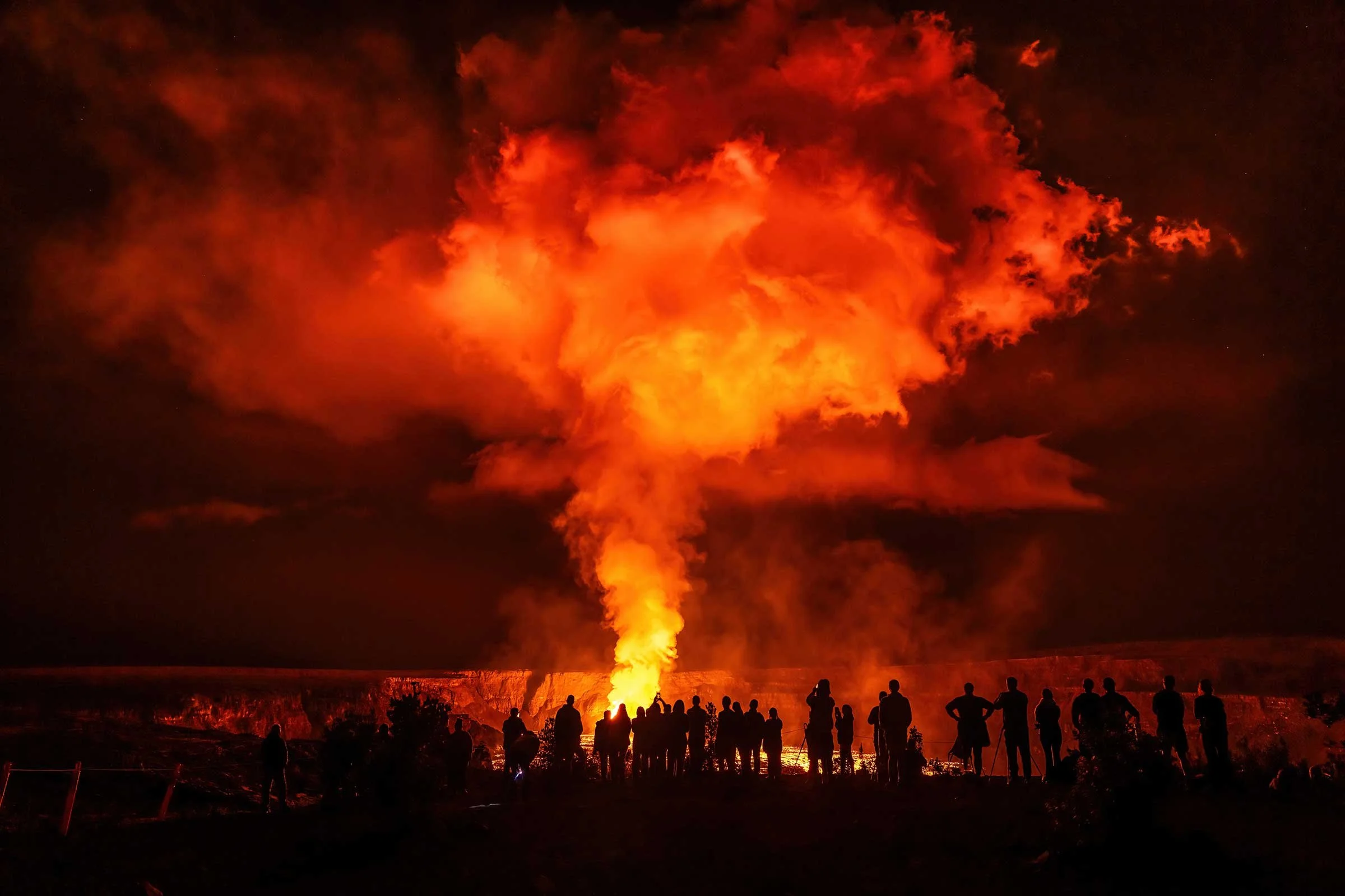 Halemaʻmaʻu Eruption Episode 11 on February 26, 2025