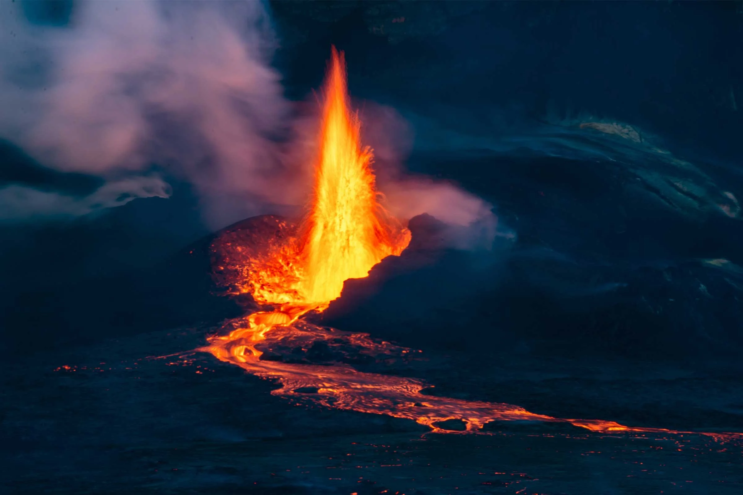Kīlauea Eruption Episode 17 on April 9, 2025