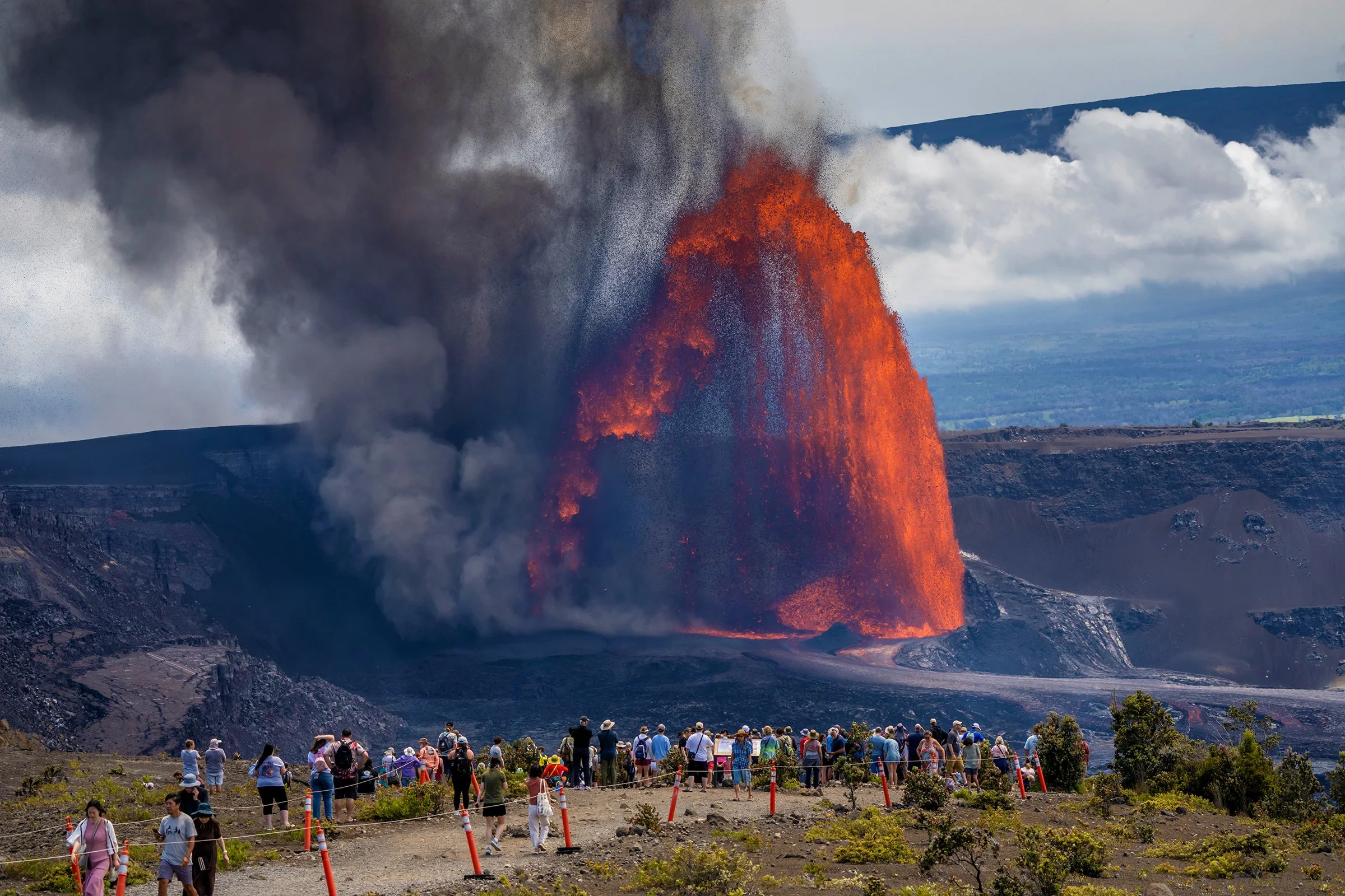 Halemaʻumaʻu Eruption Episode 25 on June 11, 2025
