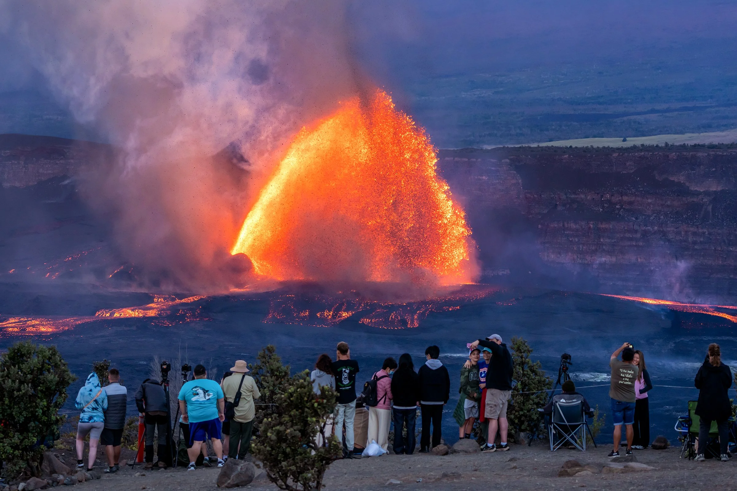 Episode 33 of the Eruption in Halemaʻumaʻu on September 19, 2025