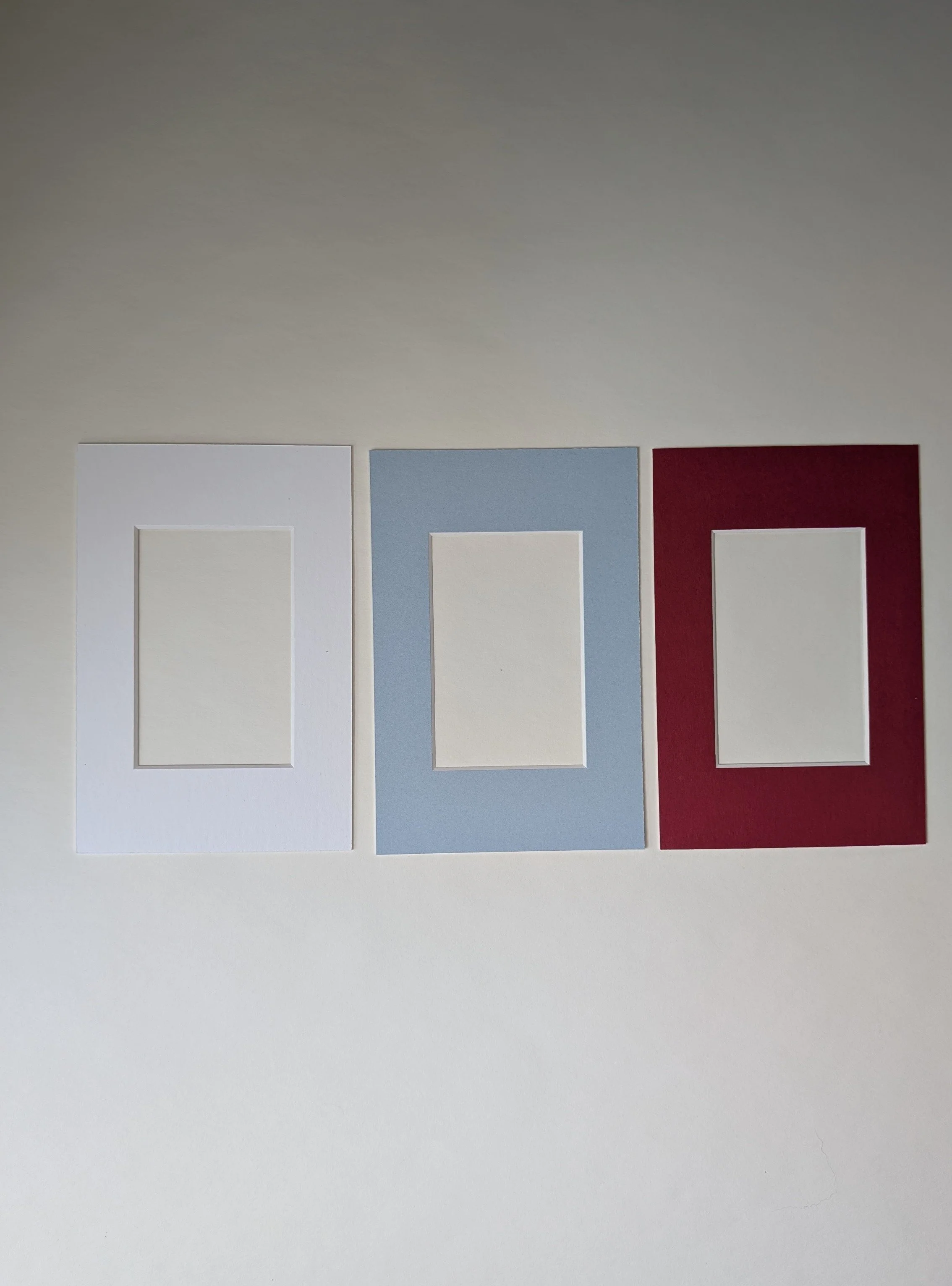 4" x 6" Matboard (Inside dimensions 2.5" x 3.75"