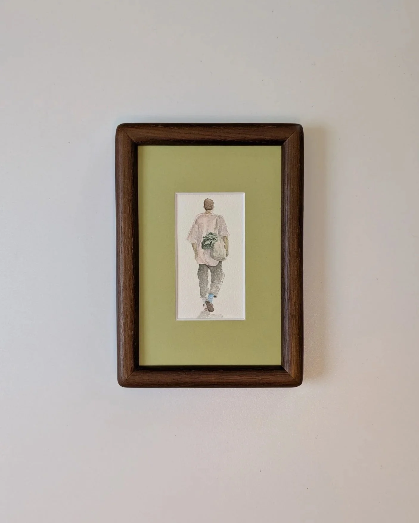 "Fresh Finds" Original Mini Watercolor (unframed)