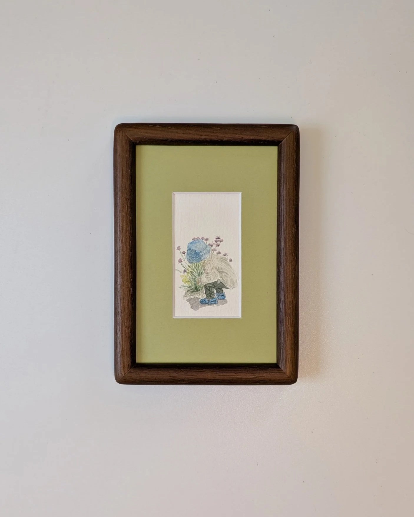 "Buds" Original Mini Watercolor (unframed)