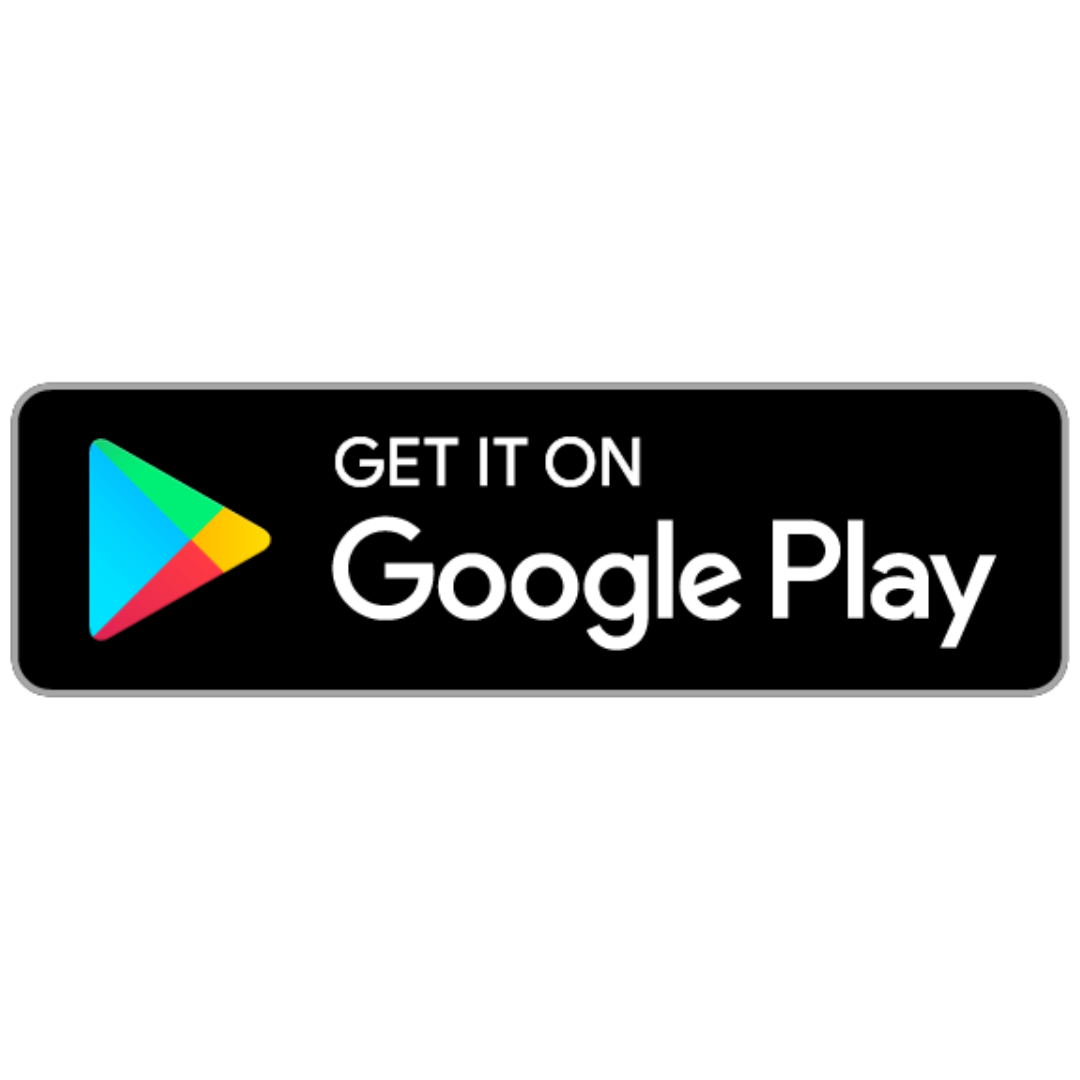 Google Play store download button with colorful play icon and text 'Get it on Google Play' on a black background.