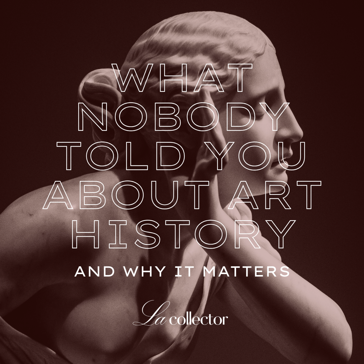 impressionist sunset with title: hat Nobody Told You About Art History — And Why It Actually Matters