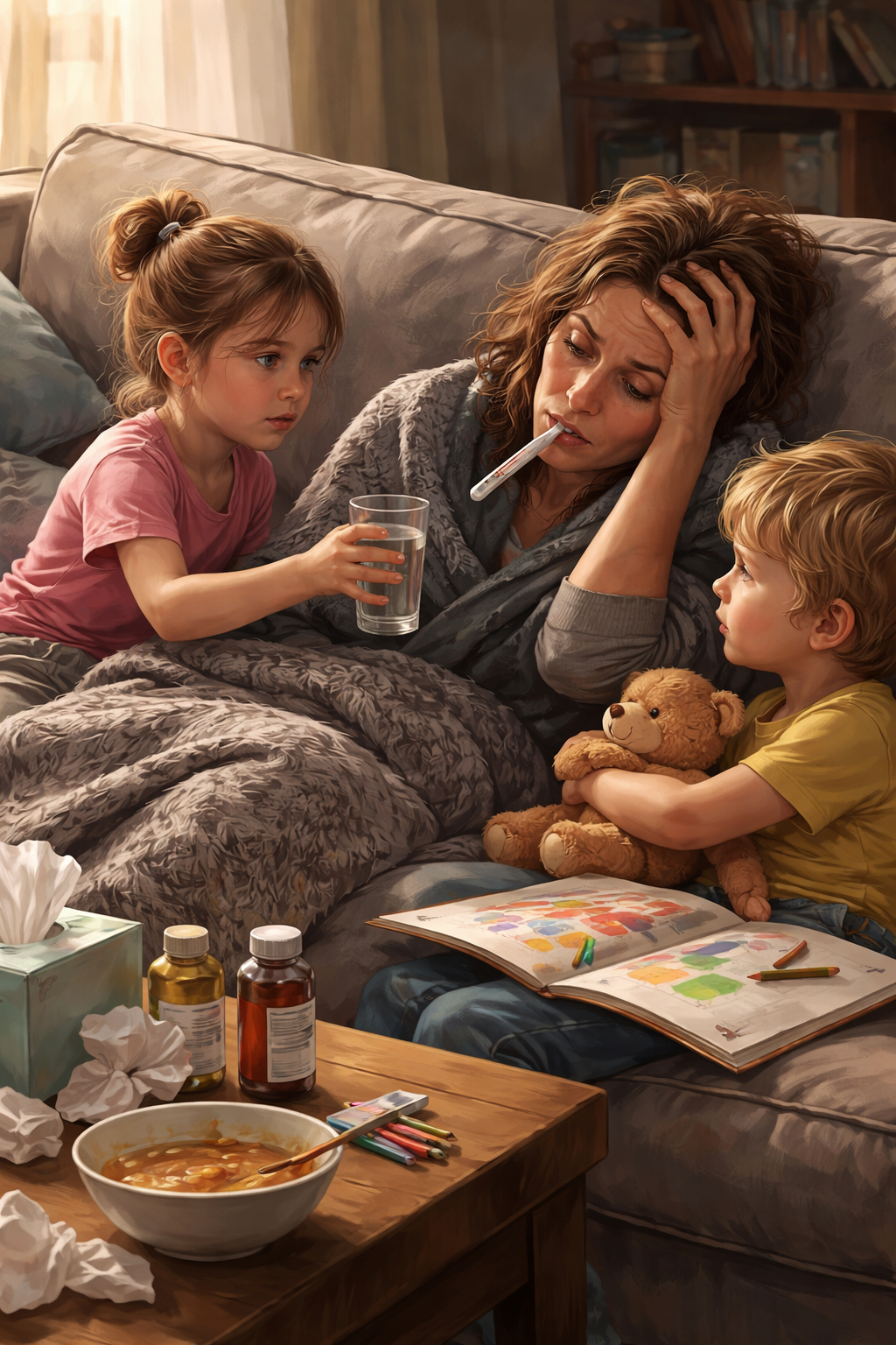 When Mom’s Don’t Get Sick Days