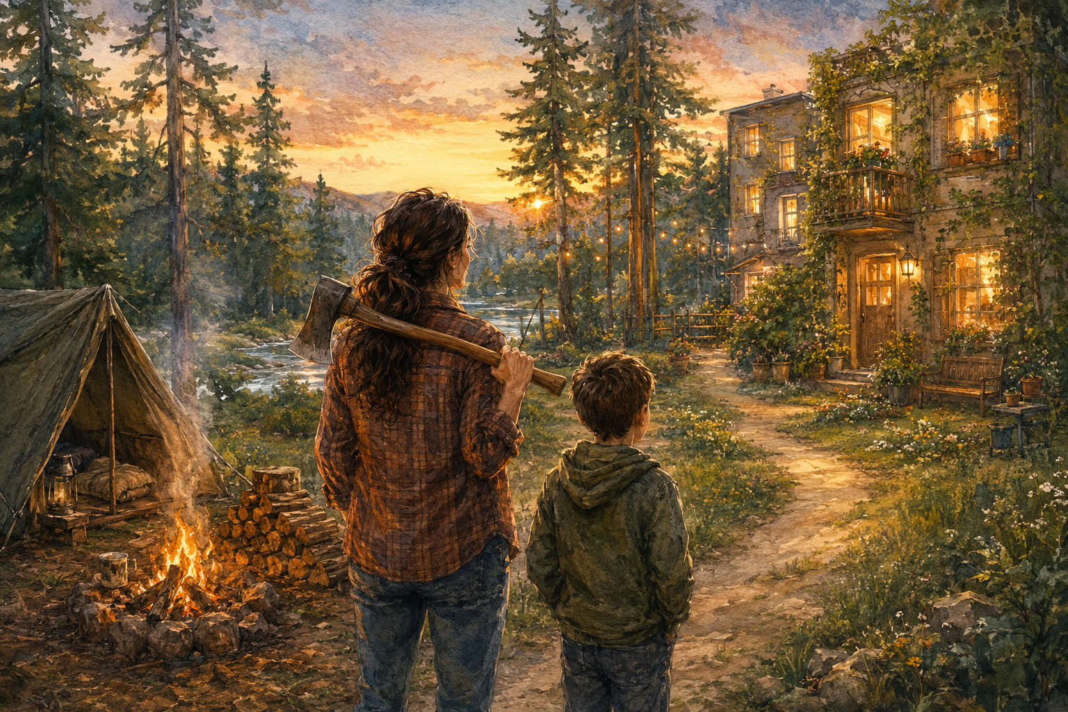 From Gathering Firewood to Building a Home