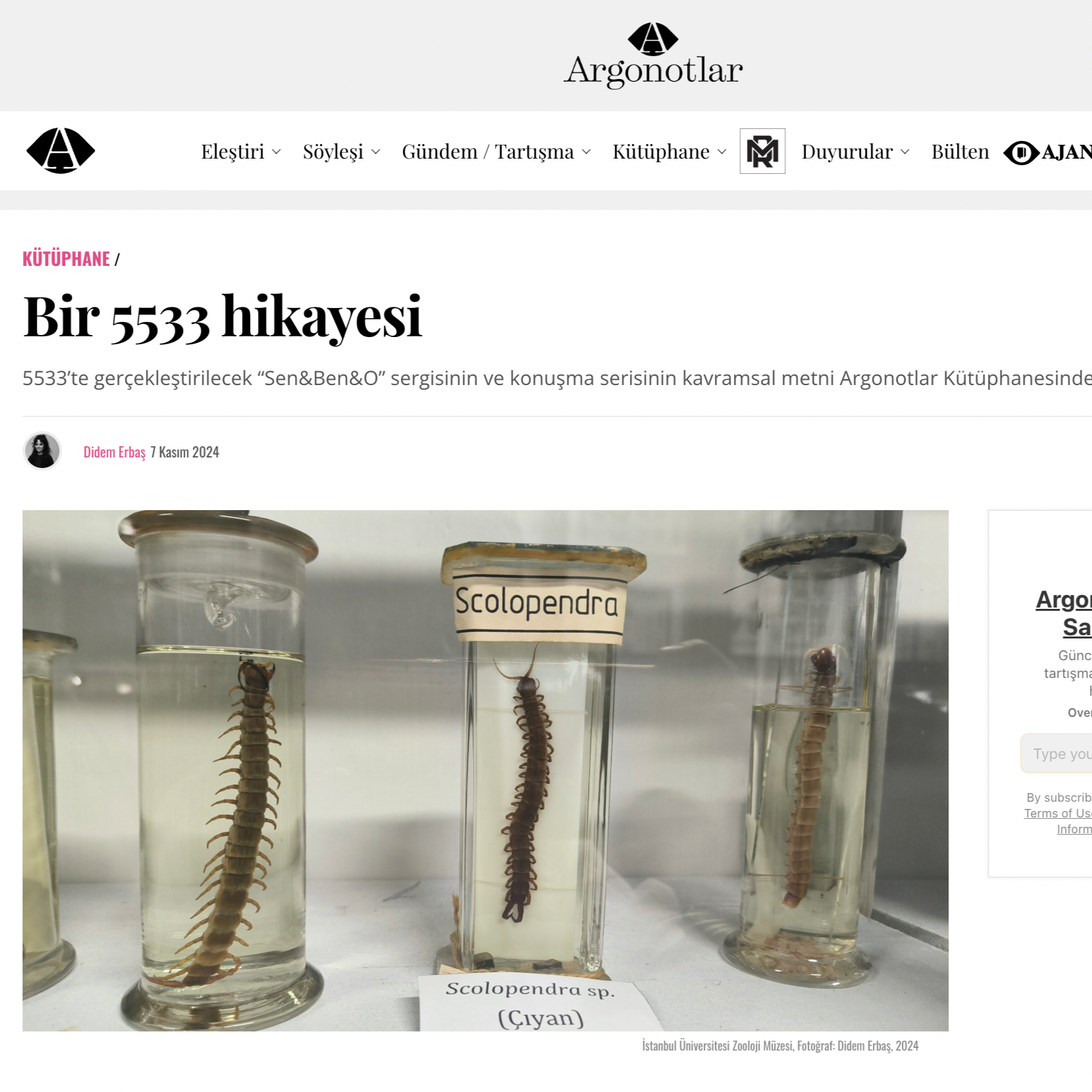 Argonotlar-Bir 5533 hikayesi