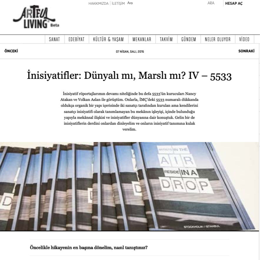 Artful Living-İnisiyatifler: Dünyalı mı, Marslı mı?