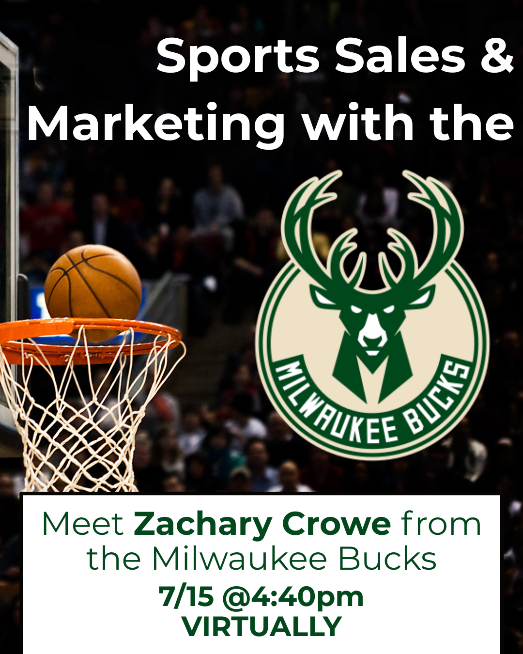 Sports Sales &amp; Marketing with the Milwaukee Bucks