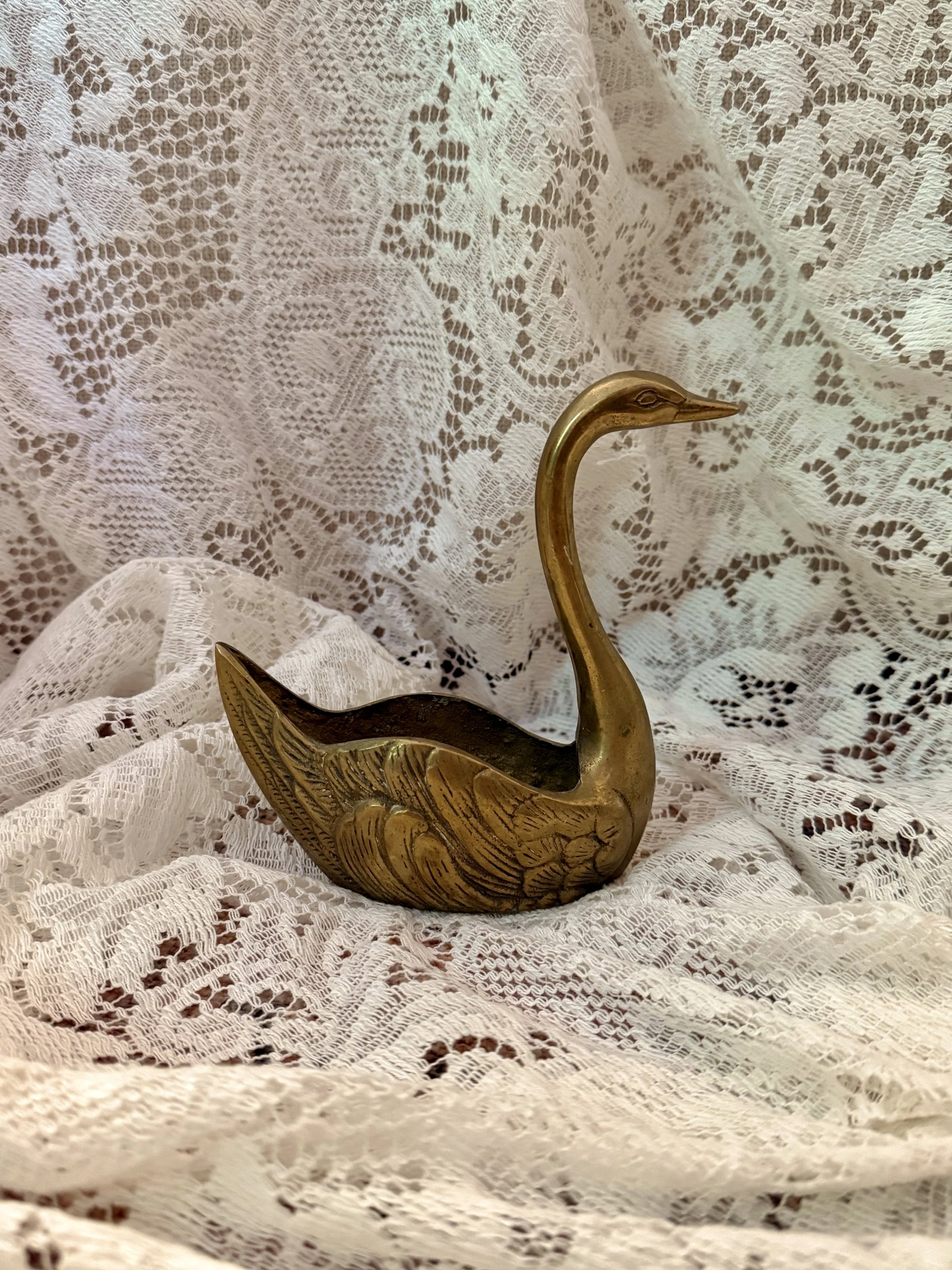 Regency Brass Swan