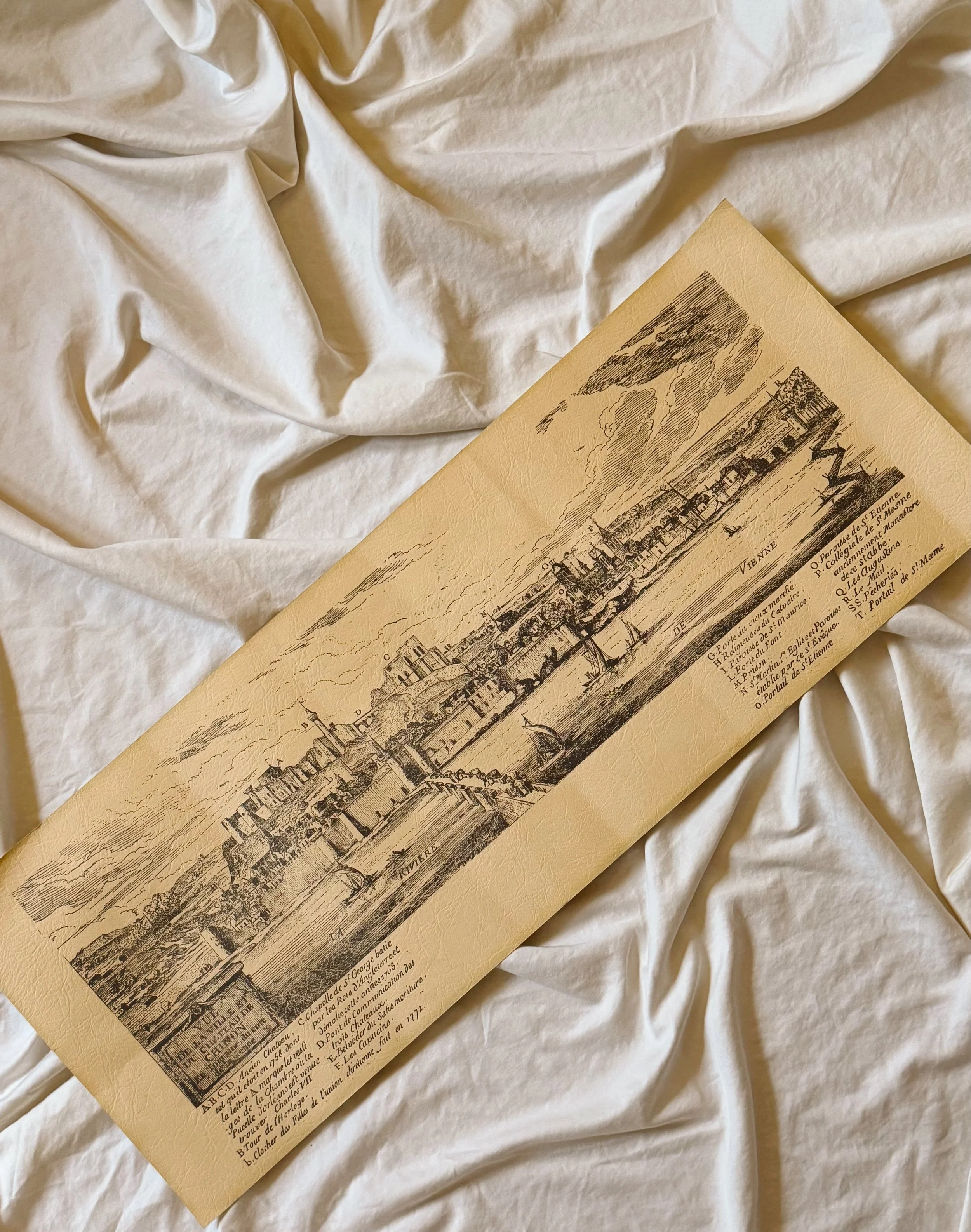 Vue de la Ville et du Château de Chinon Panorama