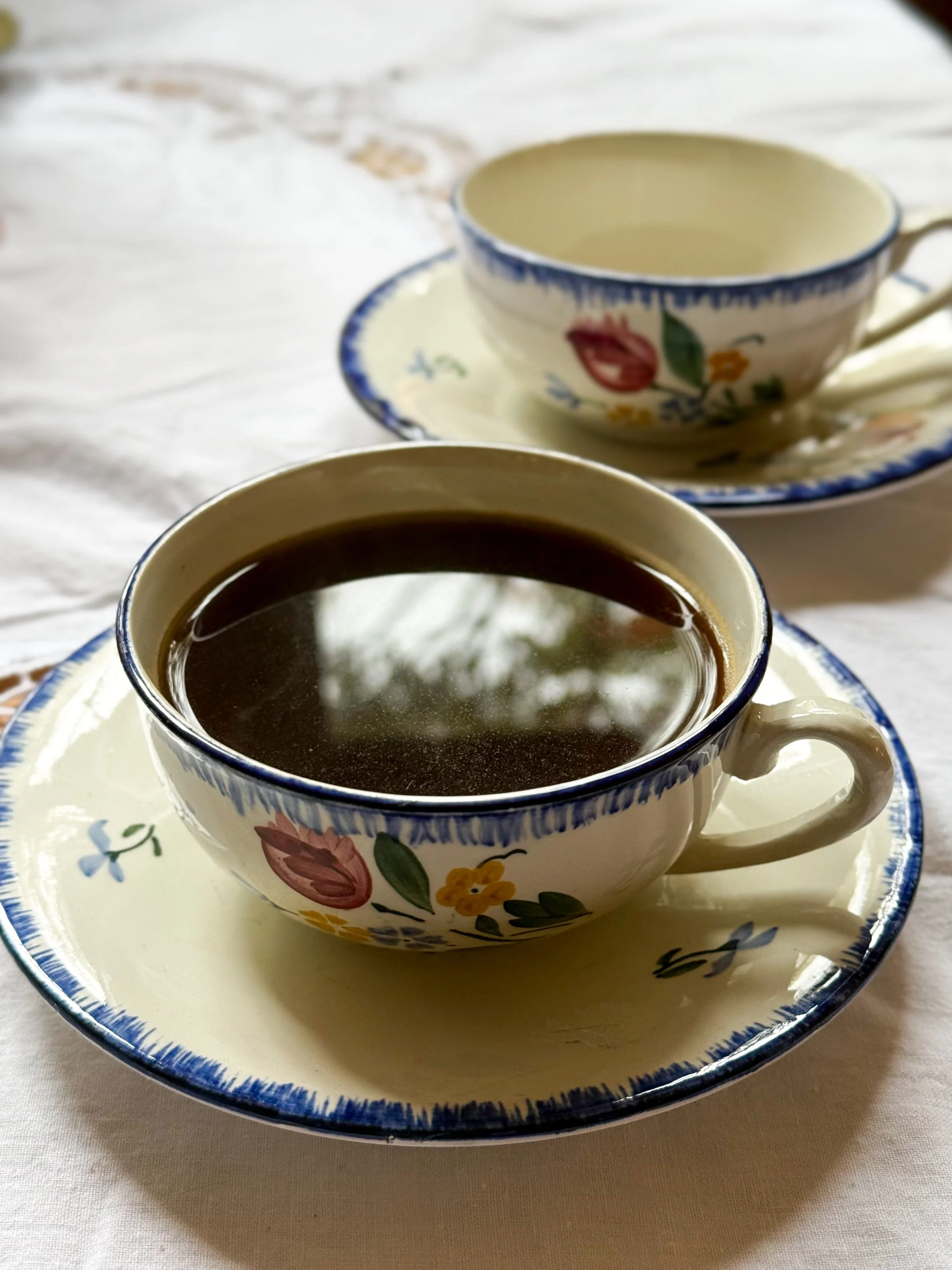 Sarreguemines France "DAX" Tea Service – Set of 6