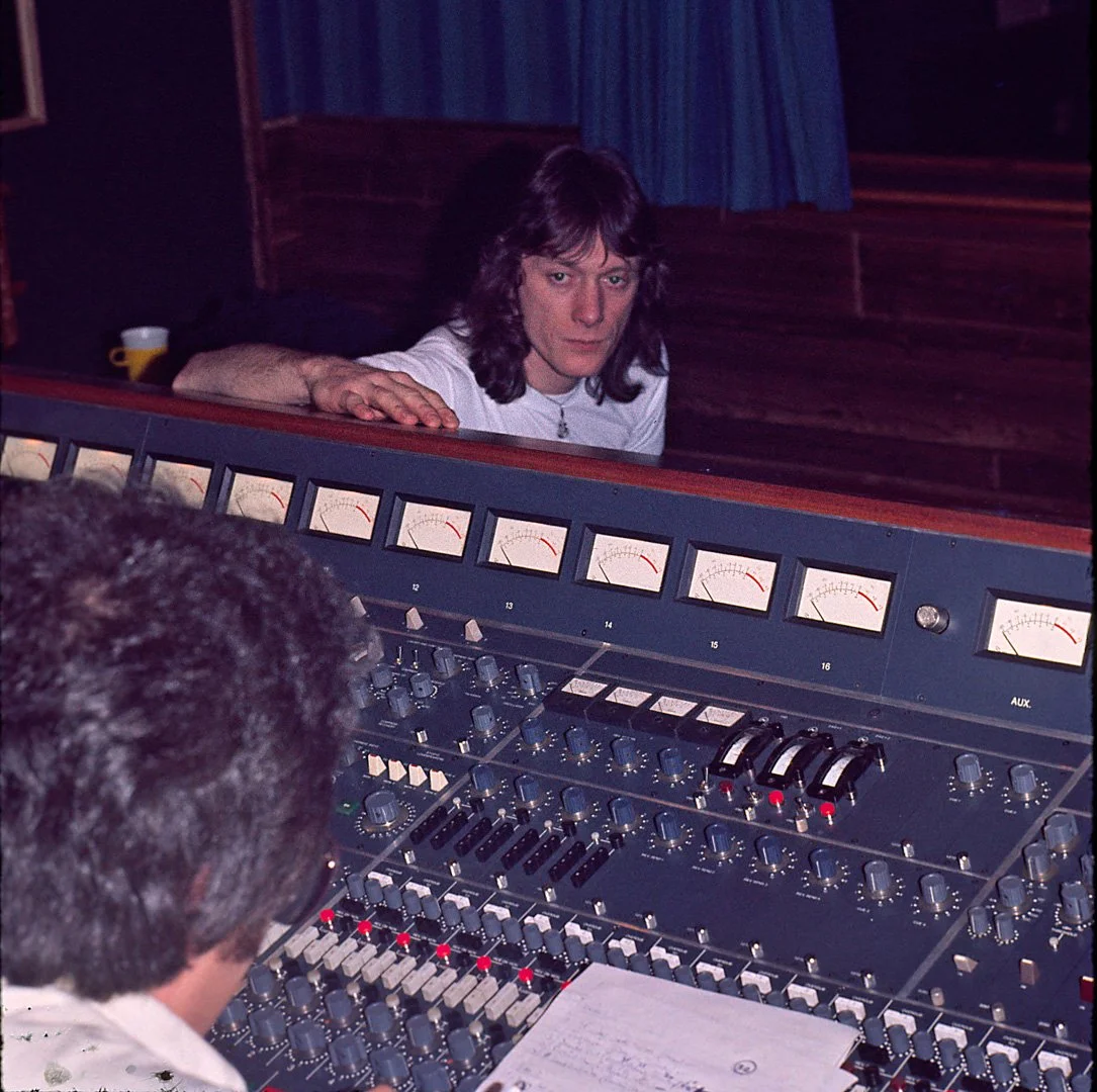 Nick Gilder at recording for Sweeny Todd
