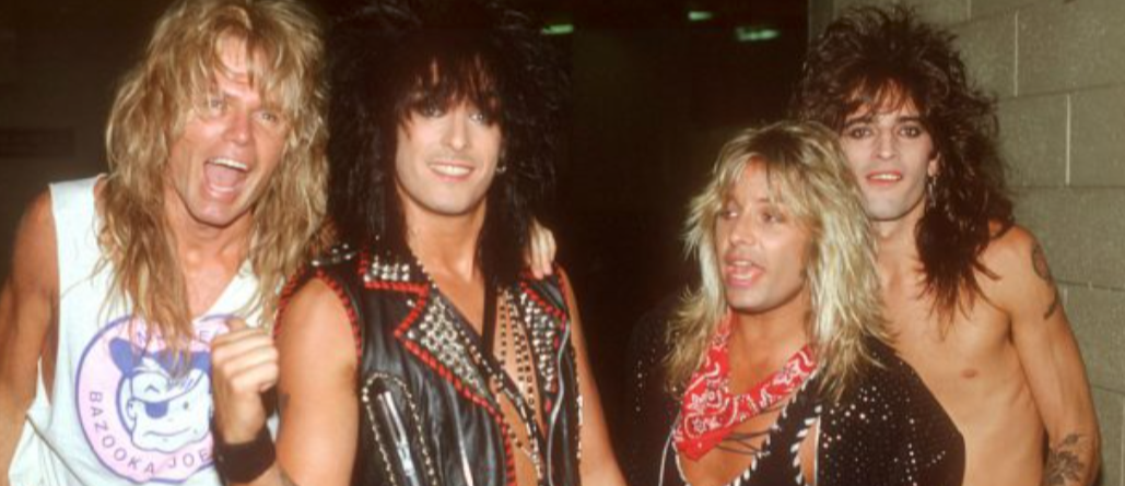 Motley Crue recording at Little Mountain Sound in late 1980s.