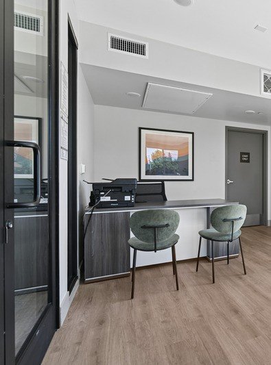 Leasing Office with desk