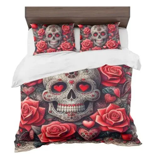 custom printed Duvet Cover Custom Bedding 3pcs Set