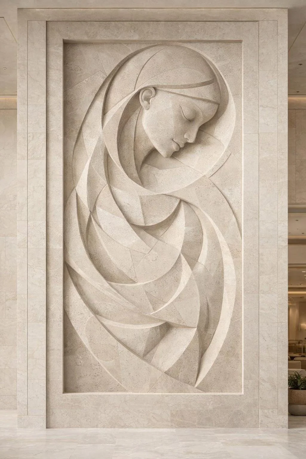 Monumental contemporary abstract wall relief sculpture , unique piece. Solaro Art Collection