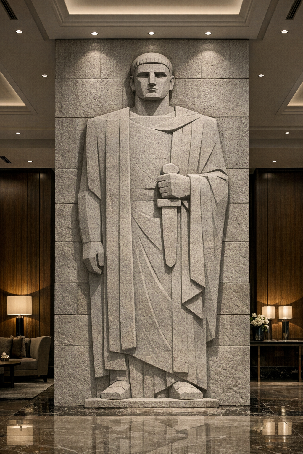 Monumental wall sculpture, digatal concept or physical creation available. Solaro Art Collection.