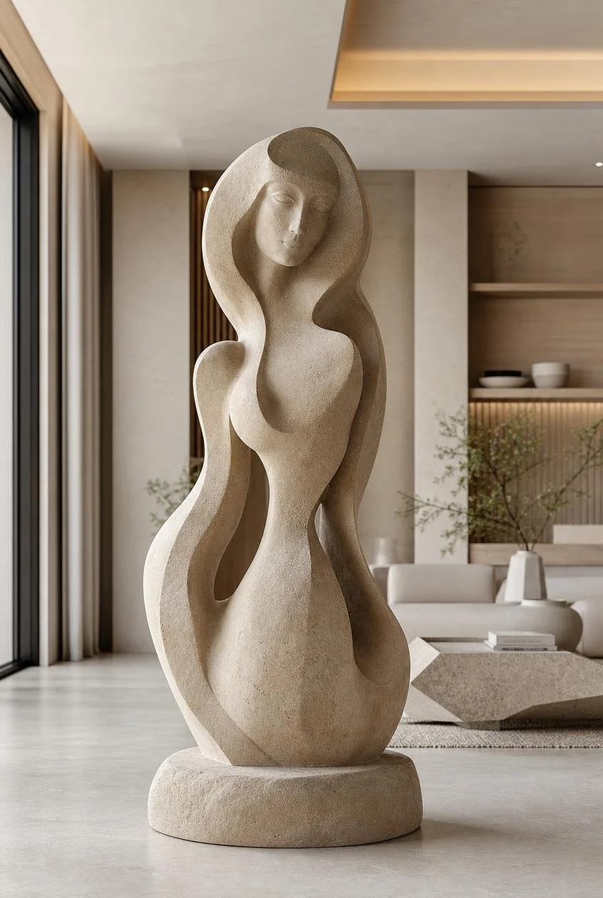 fluid human form sculpture