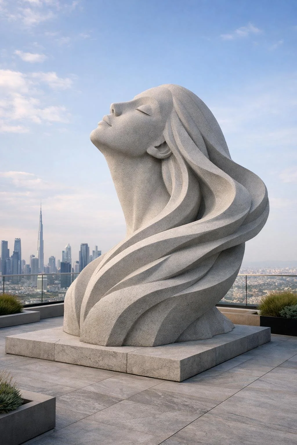 Modern Contemporary Statue (MCS-30-01) BREATH OF THE SKY