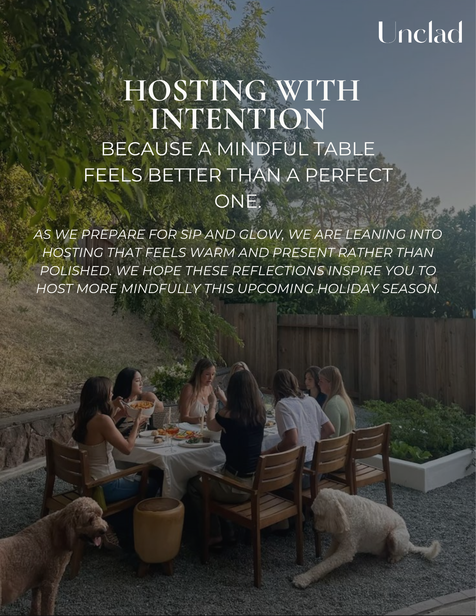HOSTING WITH INTENTION