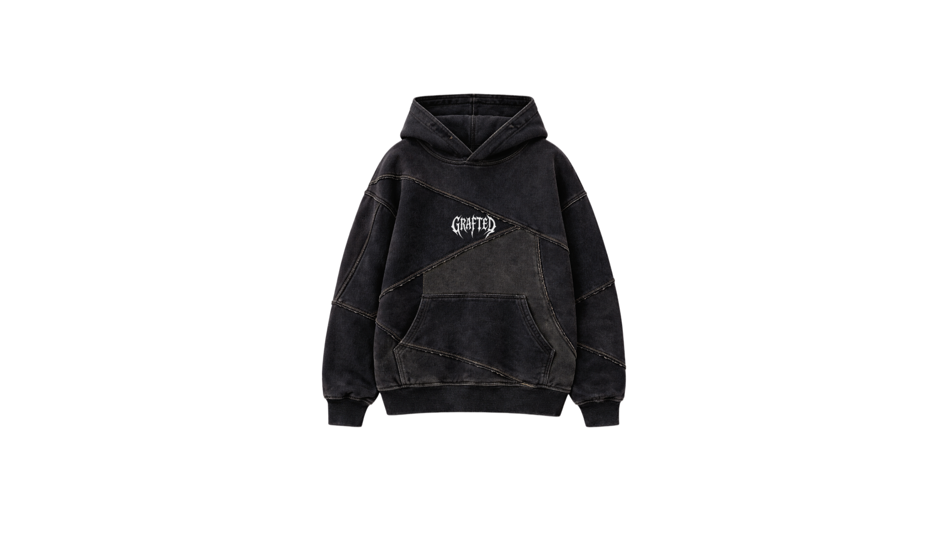 GRAFTED – CONTINUITY HOODIE (BLACK)